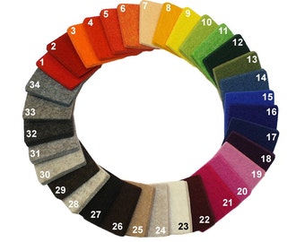 5mm Thick Virgin Merino Wool Designer Felt