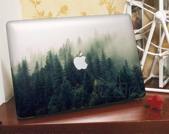 Macbook Decals *~* Mountain Forest Trees *~* Macbook Pro Stickers/Mac Decal/Mac Sticker for Apple Laptop/Macbook Pro Air/iPad Air Mini