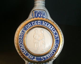 1970 Jim Beam Kentucky Colonels Decanter by Regal China