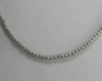 H-14 Vintage Necklace 925 silver choker