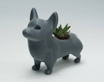 Corgi Succulent Planter