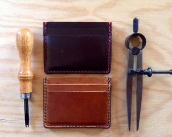 leather wallet, card-collectiong, card wallet, billfold, clasic, sewing by hand,leather cow, piel,cuero,tarjetero,minimalist mens wallet,men