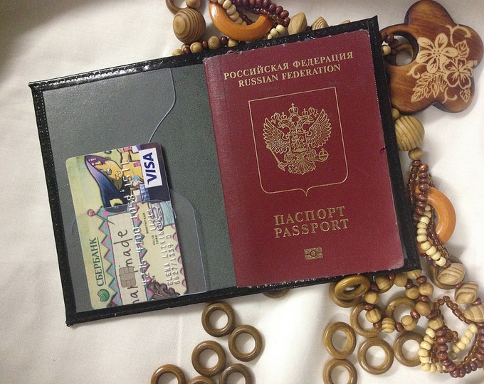 Vegan passport cover, passport holder, passport cover, passport wallet, passport case, cute passport holder, personalised passport cover