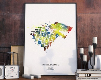 Game Of Thrones Wall Art game of thrones art | etsy Game Of Thrones Wall Art game of thrones art | etsy