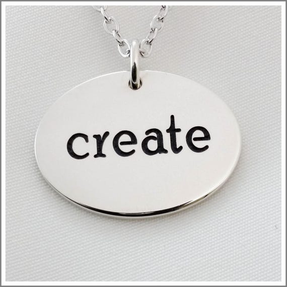 Inspirational Jewelry Word Jewelry Handwriting Jewelry