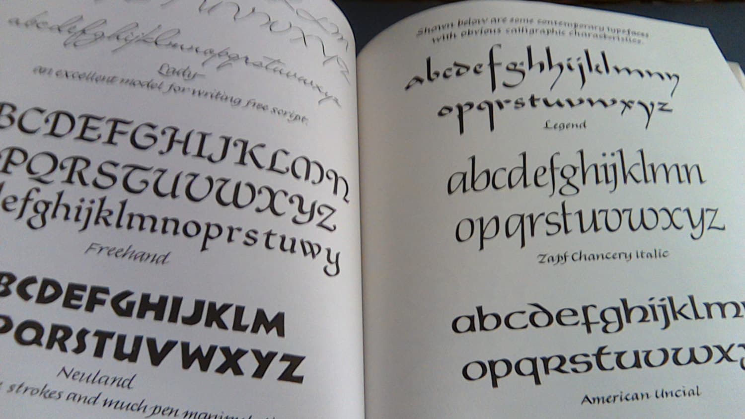 Vintage Lettering Book Calligraphy Tips by Bill Gray First