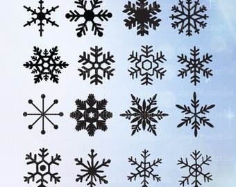 Snowflake svg, snowflake clip art, snow designs, snowflake cutting files, Christmas svg, silhouette files, cricut winter svgs