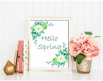 Spring typography | Etsy