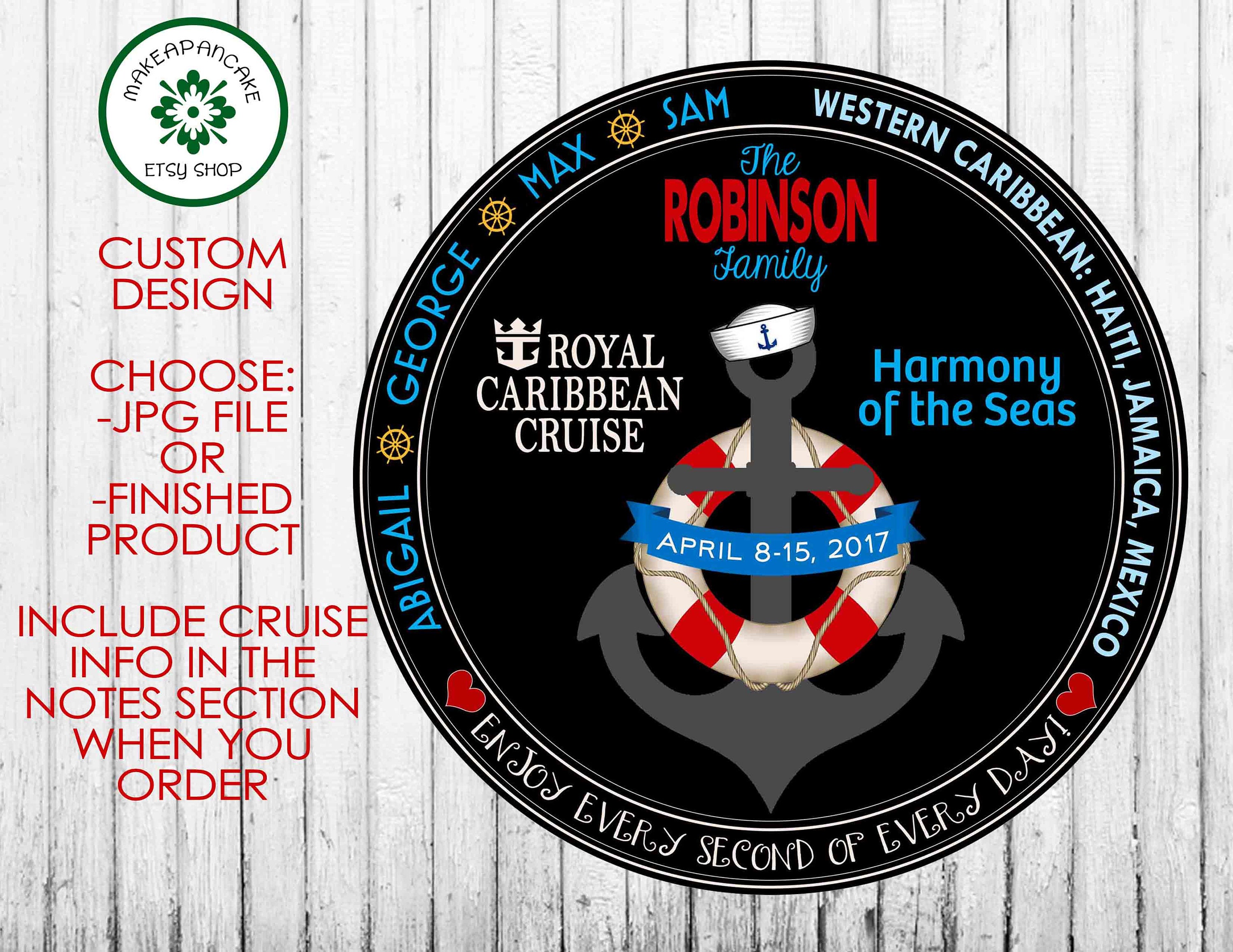 PERSONALIZED CRUISE MAGNET Royal Caribbean Cruise Magnet