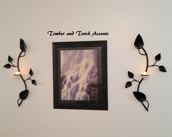 Candle Wall Art branch candle holder | etsy Candle Wall Art branch candle holder | etsy
