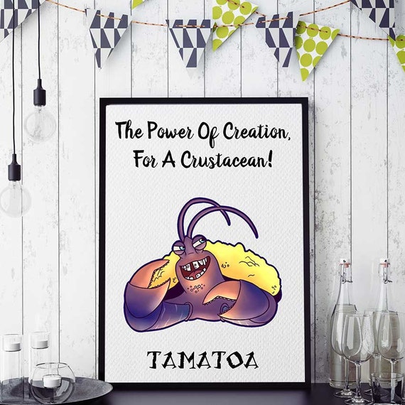 Disney Moana Tamatoa Downloadable Wall Art