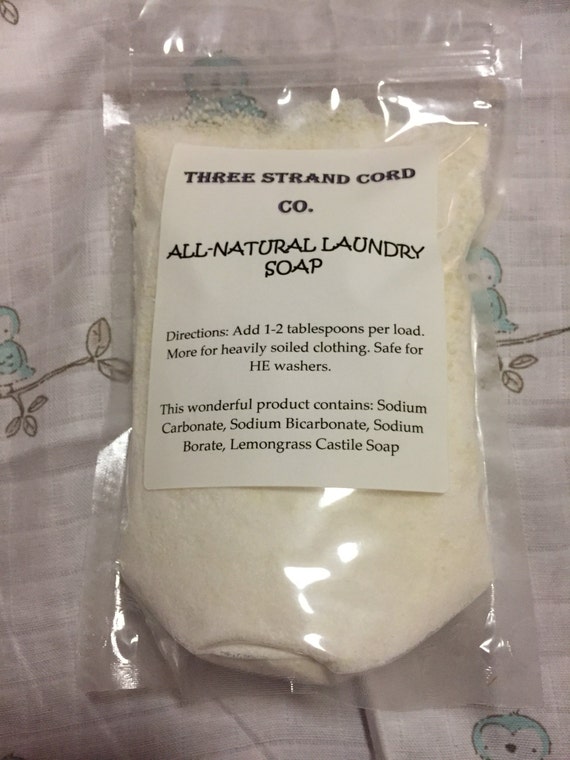 AllNatural Laundry Soap 4oz 8oz 16oz