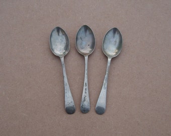 Teaspoons - Silver Plated - Herriott Stainless Nickel - Vintage Silverplate