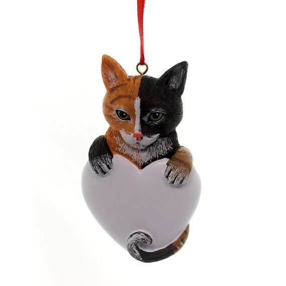 calico cat personalized christmas ornament ornament cat calico cat personalized christmas ornament ornament cat