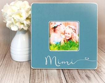 Mimi picture frame, custom picture frame, grandma frame, mother's day gift, personalized picture frame, Mimi's blessings picture frame