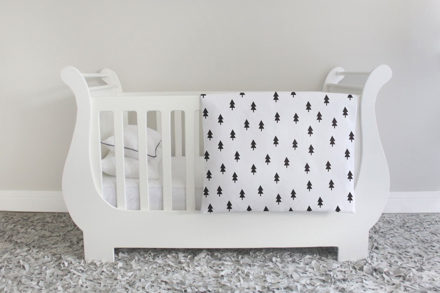 Monochrome Baby Bedding Cotton Duvet Cover Cot Duvet