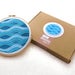 Modern Embroidery Sampler Kit, Waves Hand Embroidery, Learn To Hand Embroider, Modern Needlework Sets, Adults Craft Kit, Learn To Sew, Gifts