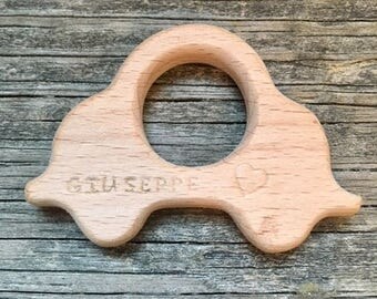 Personalized Wooden Teething Rings