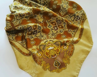 Vintage scarf in pure silk