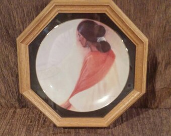 Ozz Franca Navajo Meditating collectable plate, free shipping