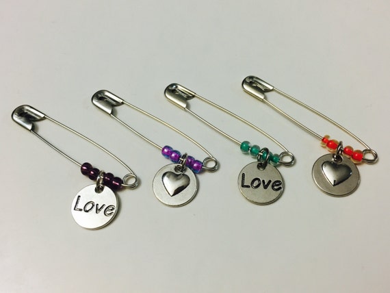 Safety Pin Jewelry Heart Safety Pin Safety Pin Movement 