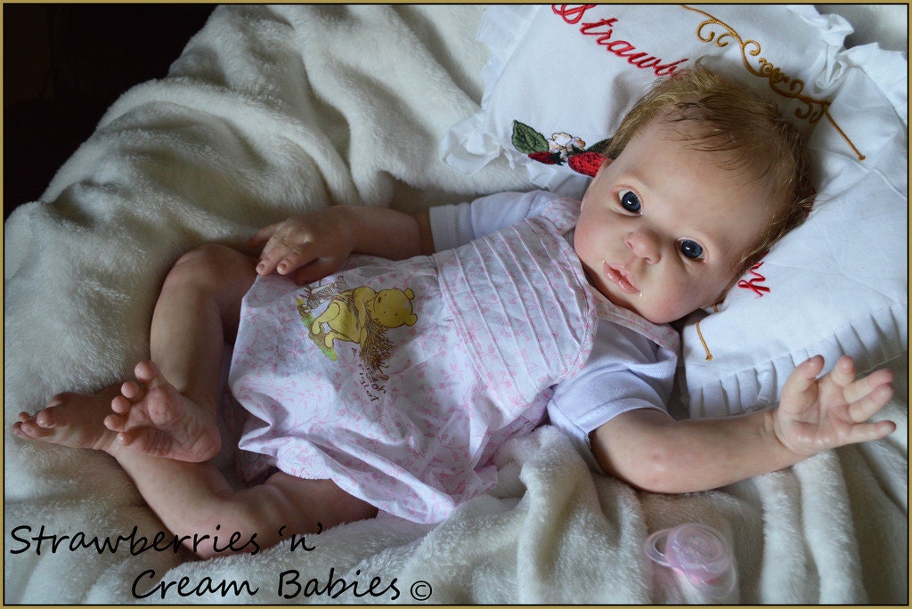 Willow Sunflower Reborn doll kit by RubyRoseRebornDolls on Etsy