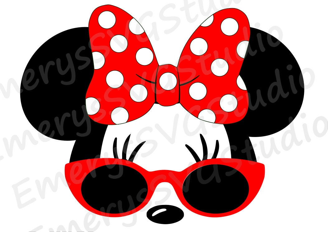 Minnie Sunglasses SVG Free: Unleash Your Inner Fashionista