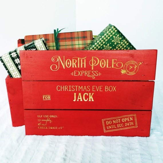 Personalized Christmas Eve Crate