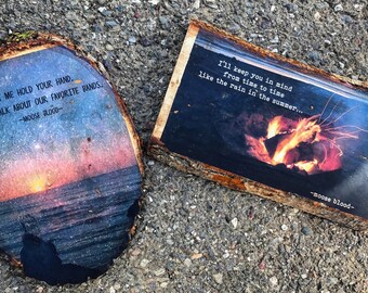 Moose Blood | Photo Transfer to Wood