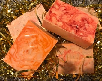 Oatmeal and citrus scented soap
