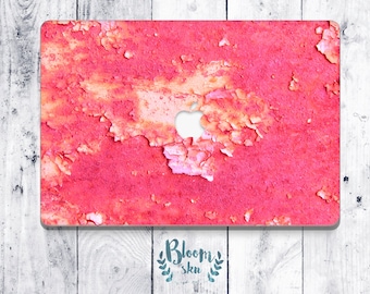 Pink sticker MacBook pro Skin for MacBook pro 13 MacBook pro Abstract skin old rusty wall pattern MacBook peel and stick decal cover BS028