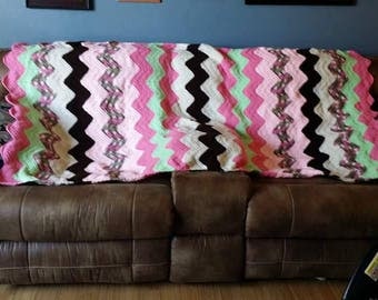 Chevron adult blanket