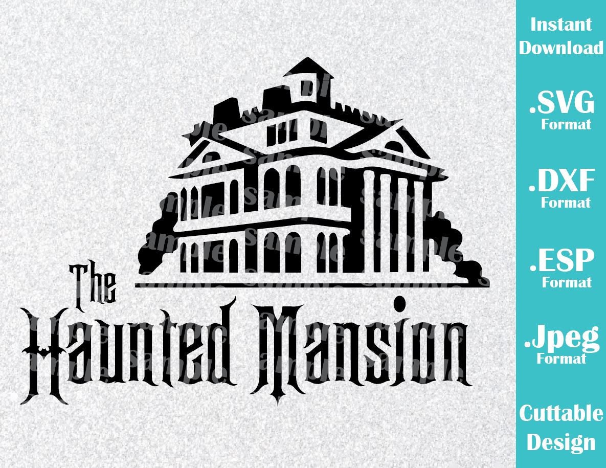 Download INSTANT DOWNLOAD SVG Disney Inspired Haunted Mansion ...