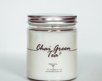 Tea Candle, Tea Scented Candle, Soy Candle, Book Candle, Book Lovers Gift, Candle Gift, Chai Candle, Green Tea Candle, Tea Lover Gift, Gift