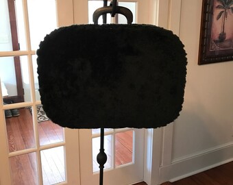 Vintage 1990's Faux Fur Travel Bag