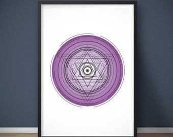 Purple Wall Decor purple art | etsy Purple Wall Decor purple art | etsy
