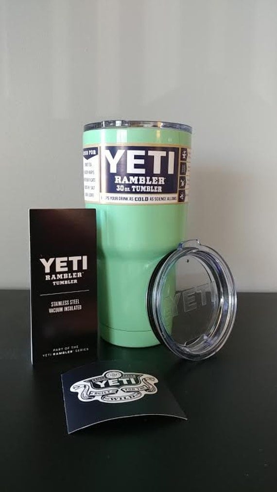 teal yeti mug