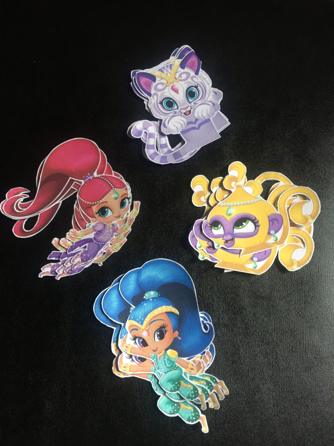 shimmer and shine cupcake toppers