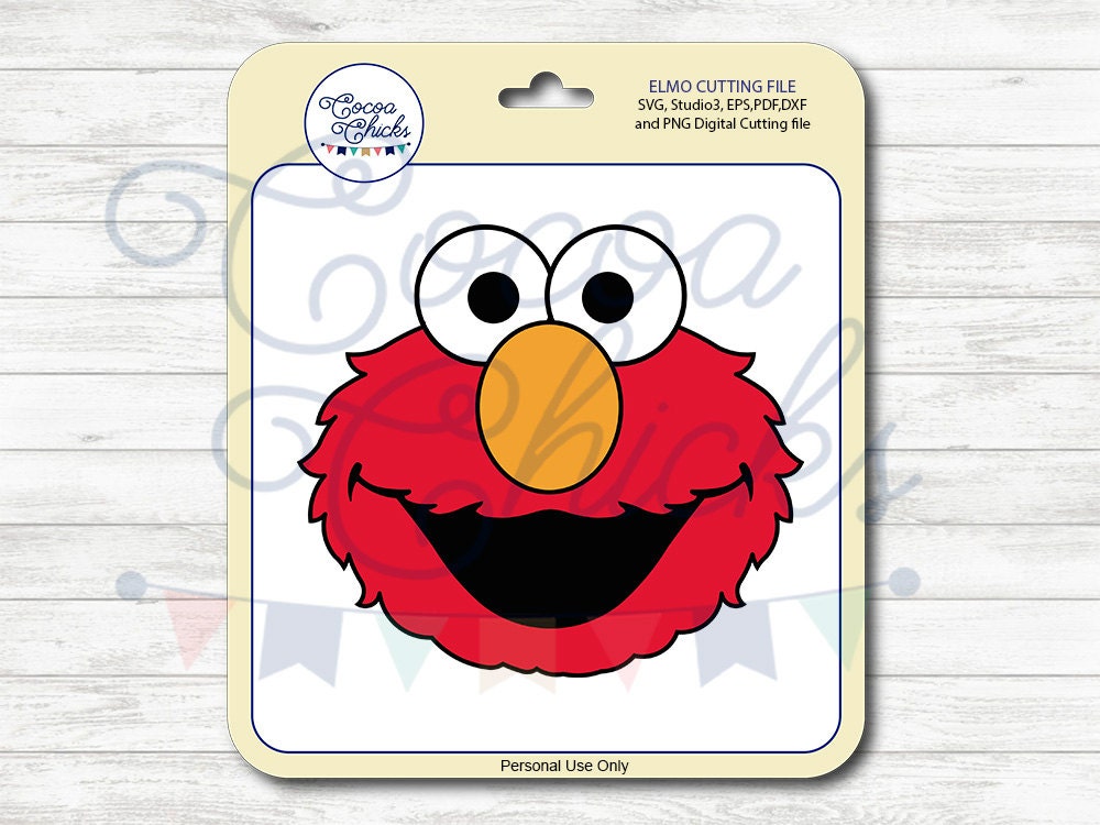 Download Elmo / SVG Cutting Files / svg dxf studio3 eps pdf png