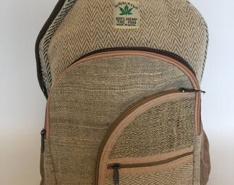 Hemp Backpack / Laptop Backpack / Camera Backpack / Boho Backpack / Camera Bag