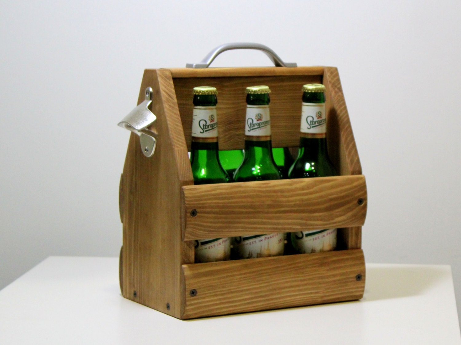 Wooden six pack beer carrier Wooden Beer Carrier Wooden Beer