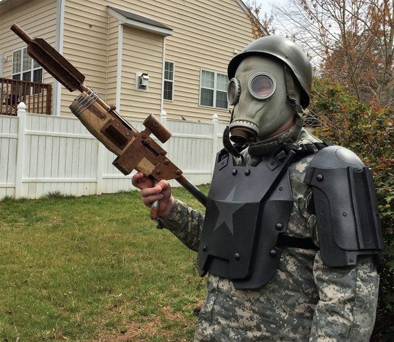 Fallout 4 cosplay combat armor chest and shoulders