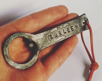 Personalized Beer Bottle Opener Handmade Design