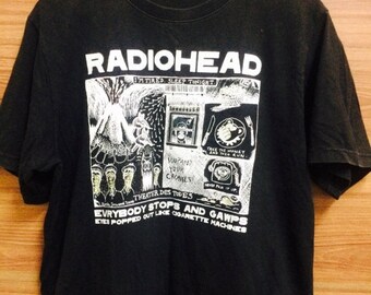 Radiohead t shirt | Etsy