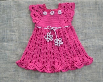 Girl's dress CROCHET PATTERN/ baby girls dress Newborn