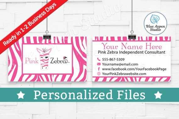 Pink Zebra Business Cards : Pink Zebra Consultants, check out our new business cards ... : We offer business card websites for company approved wholesale business cards.