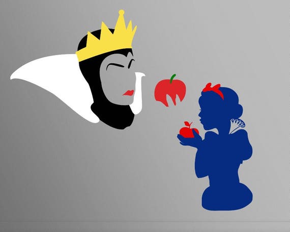 Download snow white evil queen SVG Clipart Cut Files Silhouette Cameo