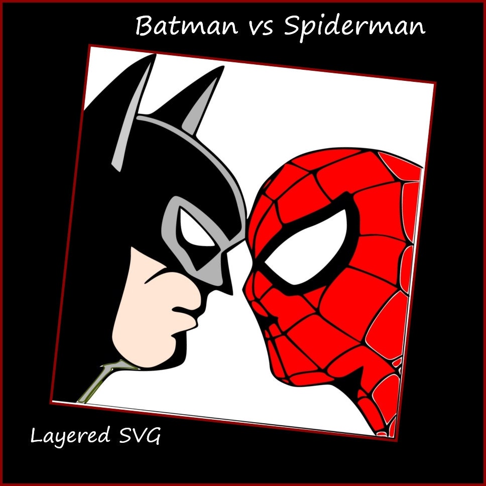 Download Batman vs Spiderman SVG - Batman SVG - Spiderman SVG ...