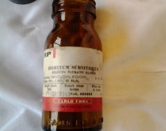 apothecary bottle Carlo erba