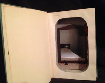 Antique Hollow Book Safe. Magnetic Closure